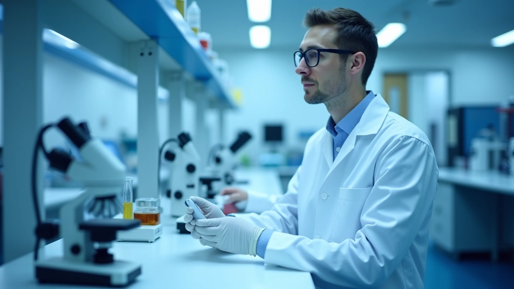 Zukunftsgerichtete Forschungstechnologie und moderne wissenschaftliche Ausrüstung in Laboren