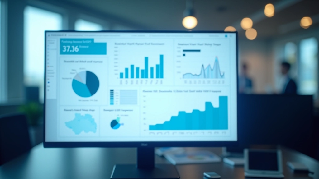 Grafik zeigt Forschungsbeiträge und Datenanalyse mit modernen Visualisierungen
