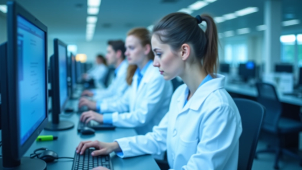 Forschungslabor mit modernem Equipment